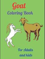 Goat Coloring Book For Adults and kids