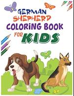 German Shepherd Coloring Book for Kids