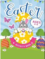 easter activity book : for kids age 4-8 year old 