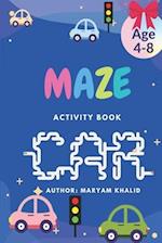 Maze Activity Book Car