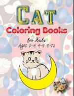 Cat Coloring Books for Kids Ages 2-4 4-8 8-12