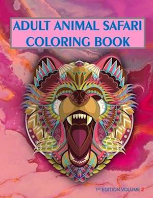 Adult Animal Safari Coloring Book Volume 2