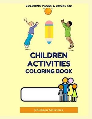 Children Activities Coloring Book