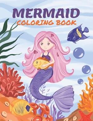 Mermaid Coloring Book: 40 Cute, Unique Coloring Pages For Kids