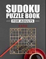 Sudoku puzzle book hard for adults : Large print sudoku for seniors with solutions 