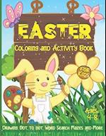 Easter Coloring and Activity Book for Kids Ages 4-8