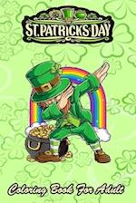 St Patricks Day Coloring Book For Adult