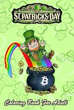 St Patricks Day Coloring Book For Adult