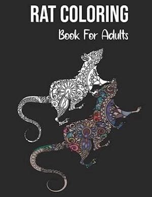 Rat Coloring Book For Adults