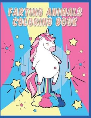 Farting Animals Coloring Book: A Fun Coloring Gift Book for kids