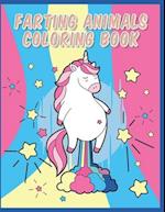 Farting Animals Coloring Book: A Fun Coloring Gift Book for kids 