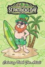 St Patricks Day Coloring Book For Adult