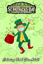 St Patricks Day Coloring Book For Adult