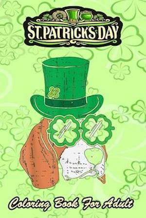 St Patricks Day Coloring Book For Adult