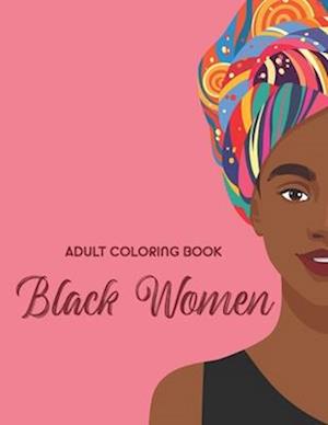 Adult Coloring Book Black Women