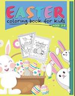 Easter Coloring Book For Kids Ages 3-8