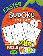 2021 Easter sudoku puzzle for Kids