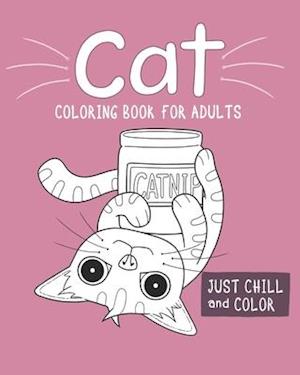 Cat Coloring Book For Adults: Fun Coloring book for all ages. Stress relief through coloring leading to relaxation and focus. great gift for friend's