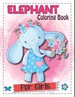 Elephant Coloring Book For Girls