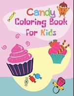 Candy coloring book for kids