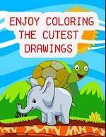 Enjoy Coloring the Cutest Drawings