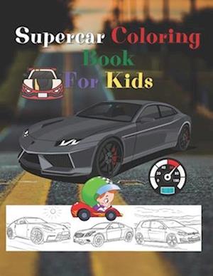 Super Car Coloring Book For Kids