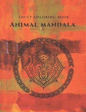 Animals Mandala: Adult Coloring Book