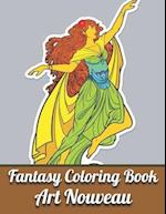 Fantasy Coloring Book Art Nouveau