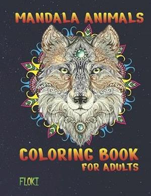 Mandala Animals Coloring Book For Adults