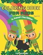 St. Patrick's Day Coloring Book For Kids Ages 4-8
