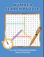 Number Search Puzzle Book