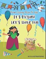 Purim Coloring Book For Kids