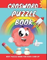 crosword puzzle book for kids 6 and up