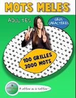 MOTS MELES 100 Grilles 3000 Mots - Les Carnets de Jeux Cocktail Cérébral & Bon Bagay - Gros Caractères