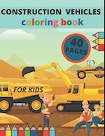 Construction Vehicle Coloring Book