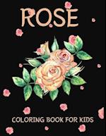 Rose Coloring Book For Kids