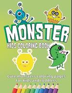 Monster Kids Coloring Book