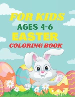 For Kids Ages 4-6 Easter Coloring Book