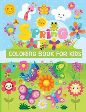 spring coloring book for kids