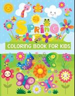 spring coloring book for kids