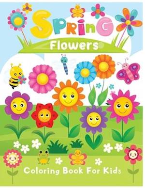 spring flowers coloring book for kids