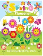 spring flowers coloring book for kids