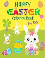 Happy Easter Coloring Book for Kids