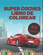 Super Coches Libro De Colorear