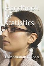 Handbook of statistics