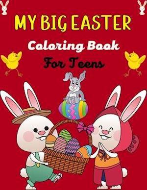 MY BIG EASTER Coloring Book For Teens
