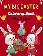 MY BIG EASTER Coloring Book For Teens