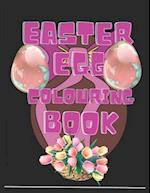 Easter egg colouring book