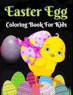 Easter Egg Coloring Book For Kids : A Big Collection of Fun and Easy Happy Easter Eggs Coloring Pages for Kids, Toddlers and Preschool 
