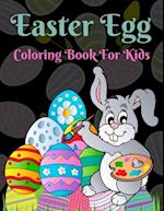 Easter Egg Coloring Book For Kids : Big Easter Coloring Book with More Than 50 Unique Designs to Color! 
